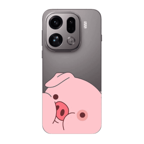 Oppo Find X9 Pro Piggy 2 Transparent Silicone TPU Θήκη